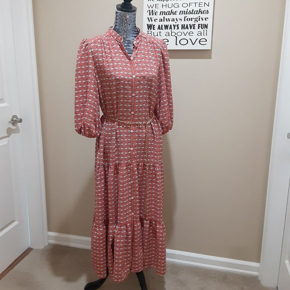 Dress - Tiered Midi - Picture 2 of 13